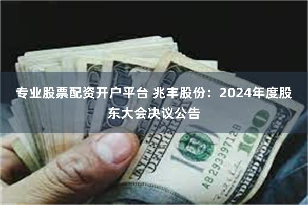 专业股票配资开户平台 兆丰股份：2024年度股东大会决议公告