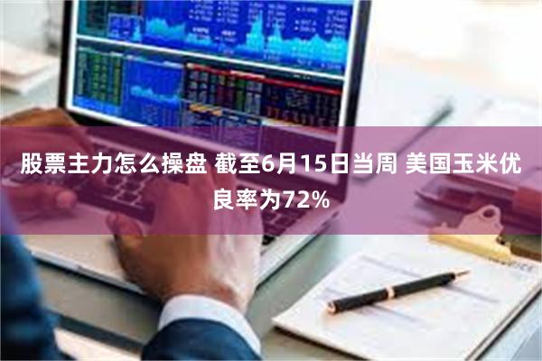 股票主力怎么操盘 截至6月15日当周 美国玉米优良率为72%